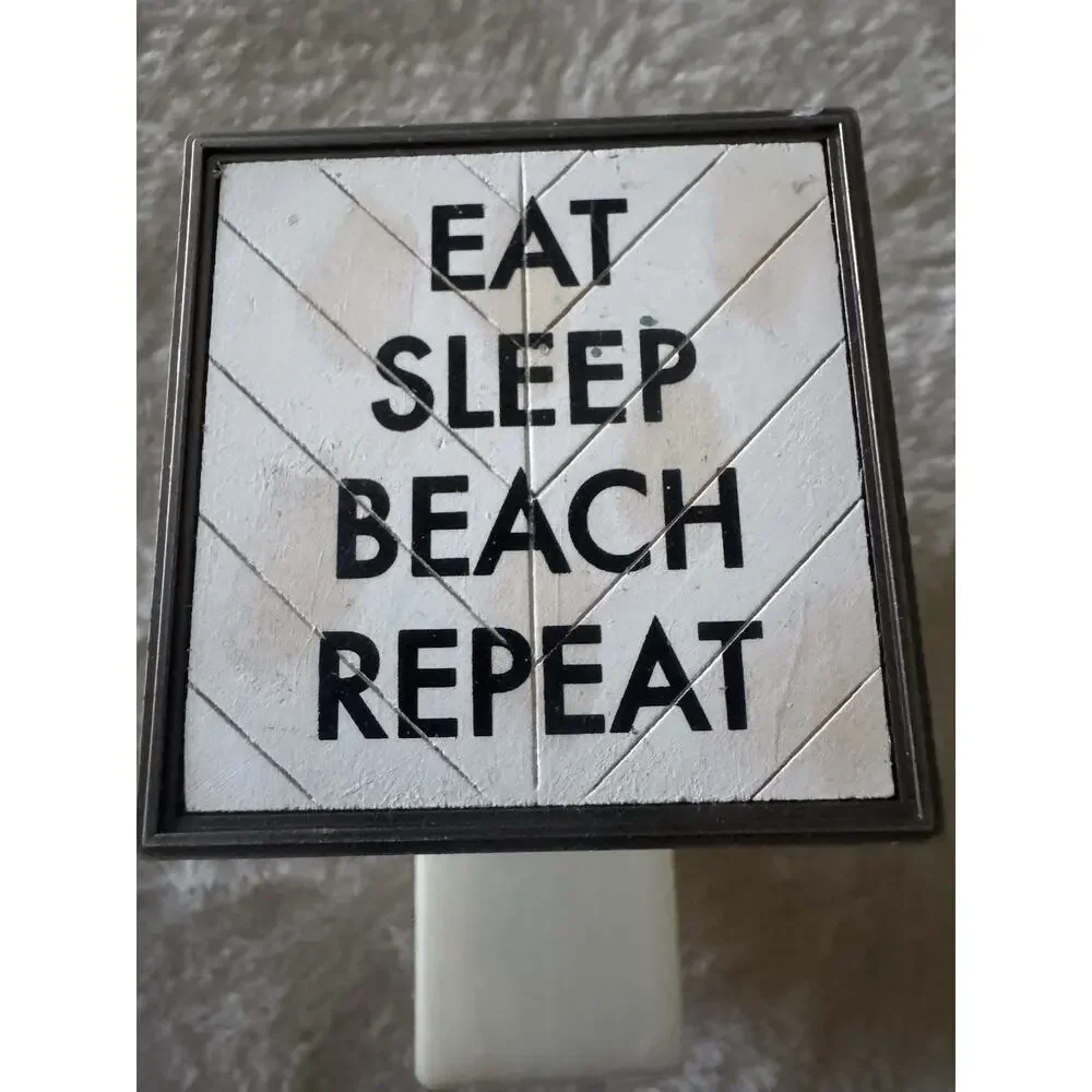 Bath Body Works Wallflowers Holder Plug Summer Ocean Sea Eat Beach Sleep Repeat